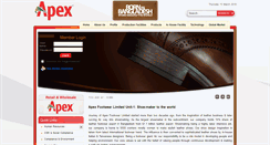 Desktop Screenshot of apexfootwearltd.com